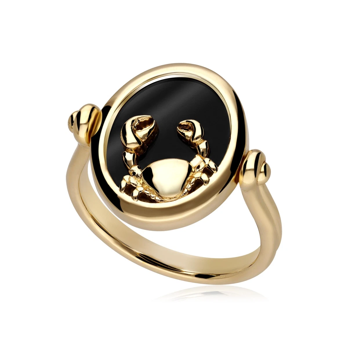 Anello Sigillo Acciaio Inox Con Onice Nera Naturale – Argento E Nero, Uomo E Donna - Foto 2