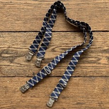 Vintage 70s 80s Kids Bull Clip Suspenders