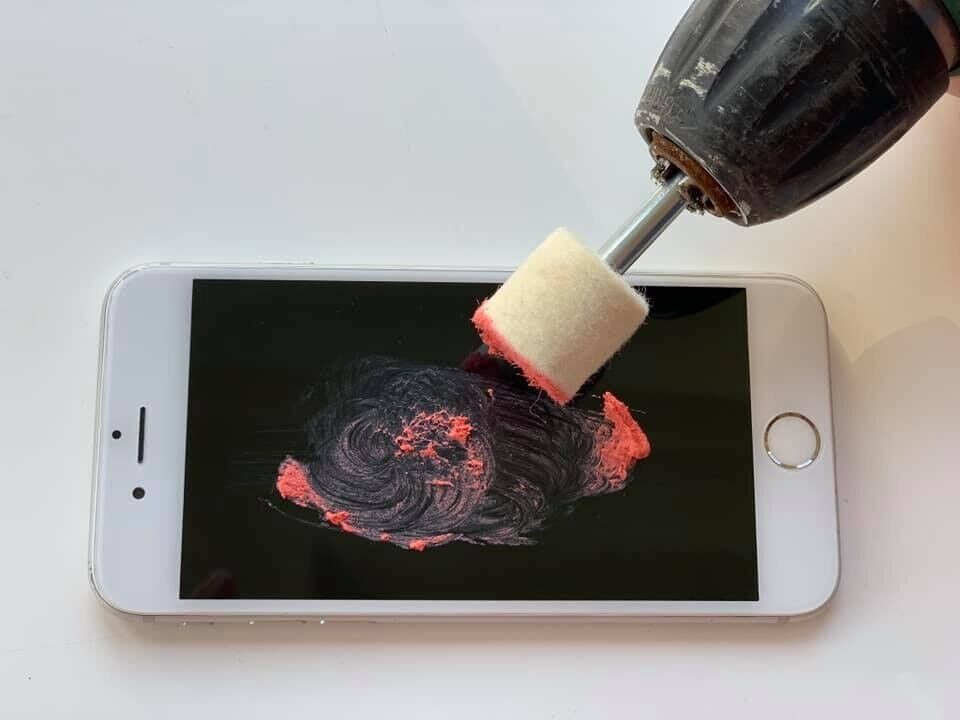 iphone screen scratch remover