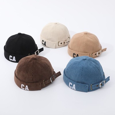 Größe einstellbar Baby Cord Docker Cap Vermieter Hut  Kinder Kleinkind