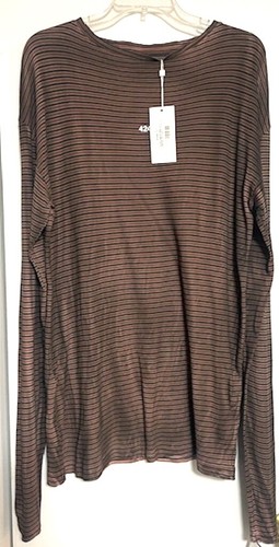 WOW! New Tags 424 on Fairfax lightweight knit shirt stripe medium $249
