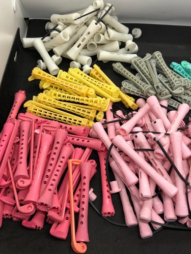 VTG Perm Rods/Mixed Lot 2-One Gallon Bags Elastic Bands Multi Size ALL Usable - Picture 7 of 10