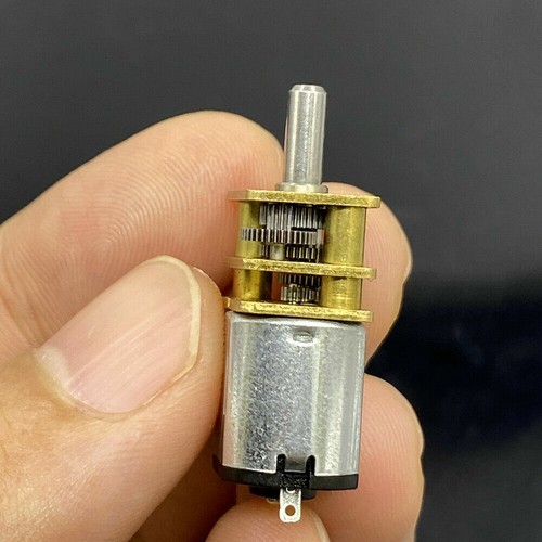 DC 3V~6V 5V 150 RPM motore ingranaggi in metallo completo a bassa velocità mini N10 fai da te auto robot intelligente - Foto 4 di 6