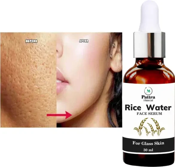 Suero facial con extracto de agua de arroz 30 ml para piel húmeda ilumina la piel hombres y mujeres Foto 4 de 4