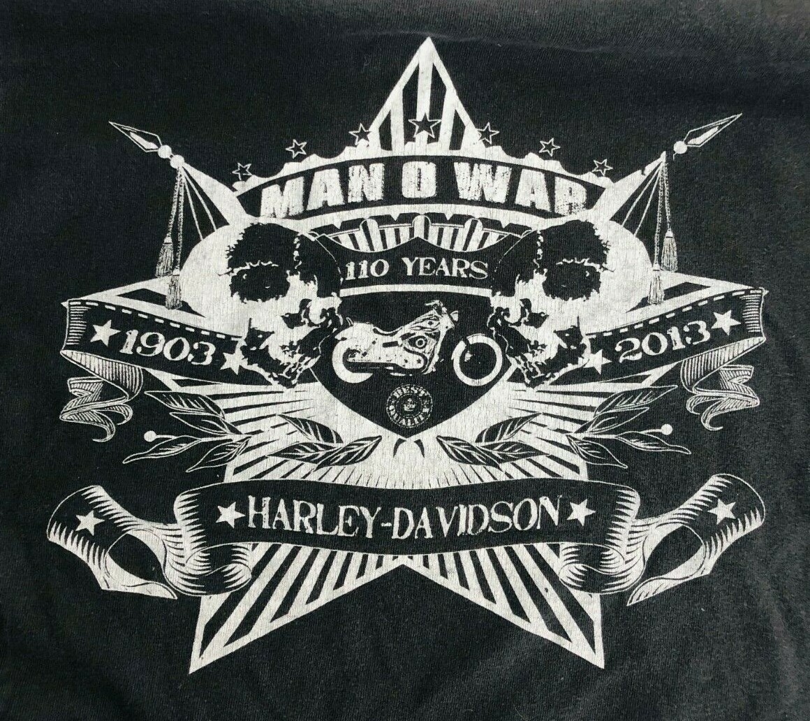2013 TShirt HarleyDavidson Man O' War Lexington Ken… Gem
