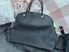 Furla Black Leather Crossbody