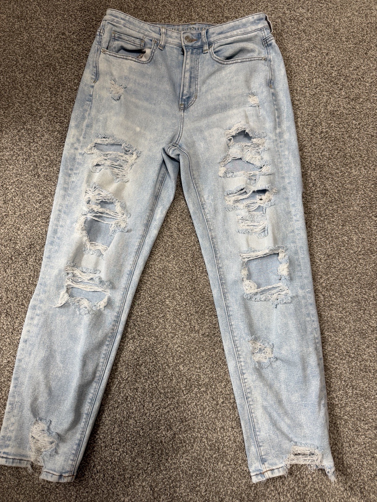 American Eagle Outfitters Women’s Distressed Jeans Size 8 Regular Light Stretch
