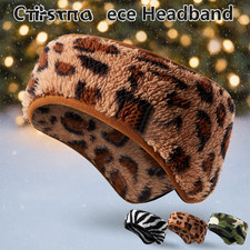 Women Warm Fleece Lined Headband Winter Ear Cover Warmer Hair Band Head Wrap