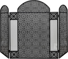 Fireplace Screen, 48 x 30 Decorative Fireplac...