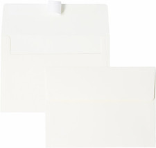 A7 Cream White 5x7 Printable Envelopes 50 Pack Self - Seal, for 5x7 Cards, Weddi