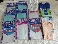12 X NEW Vintage 80's O'Neal Racing T-Shirts Sweatshirts Longsleeve USA Made