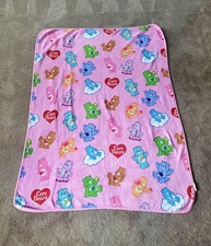 Rare Care Bear Pink Character Blanket 60" x 44"