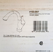 Delta 4153-DST Linden Single Handle Pullout Kitchen Faucet Chrome