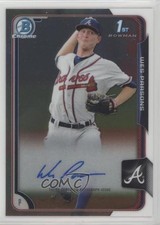 2015 Bowman Chrome Prospects Wes Parsons #BCAP-WP Auto 6lb