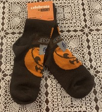 Celebrate With Hershey Kids Socks Shoe Size 10 to 4 Brown Brand New Reeses York