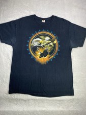 Vintage Fruit Of The Loom Bald Eagles Dreamcatcher Nature T Shirt Size L/XL