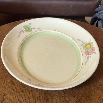 Clarice Cliff ovale Servierschale Wilkonson Blumenmuster
