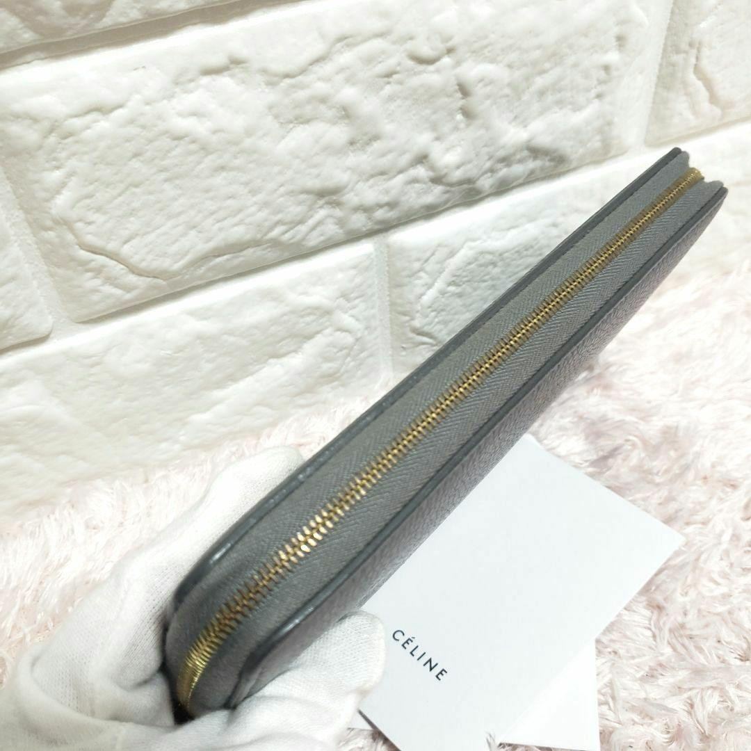 Celine Long Wallet Large Zip Multifunction Gray #… - image 4