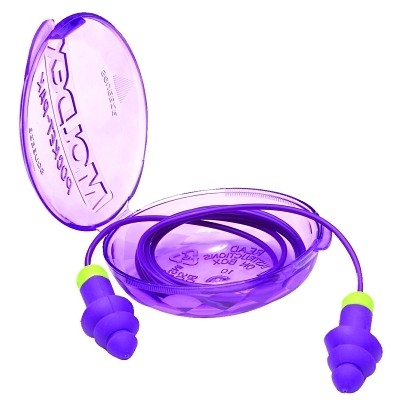 Rockets Reusable Earplug, TPE, Cord, Reusable Pocket-Pak Storage Pack of 50