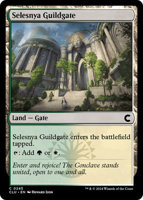 Selesnya Guildgate #245 (LP) Ravnica Clue CLU Magic MTG