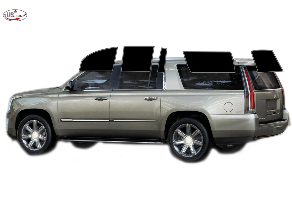 Computerized Custom PreCut 2Ply Window Tint Film Kit For Cadillac Escalade ESV - Image 2 of 4
