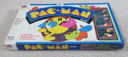 PAC MAN Board Game Vintage Retro 1980 Milton Bradley Complete