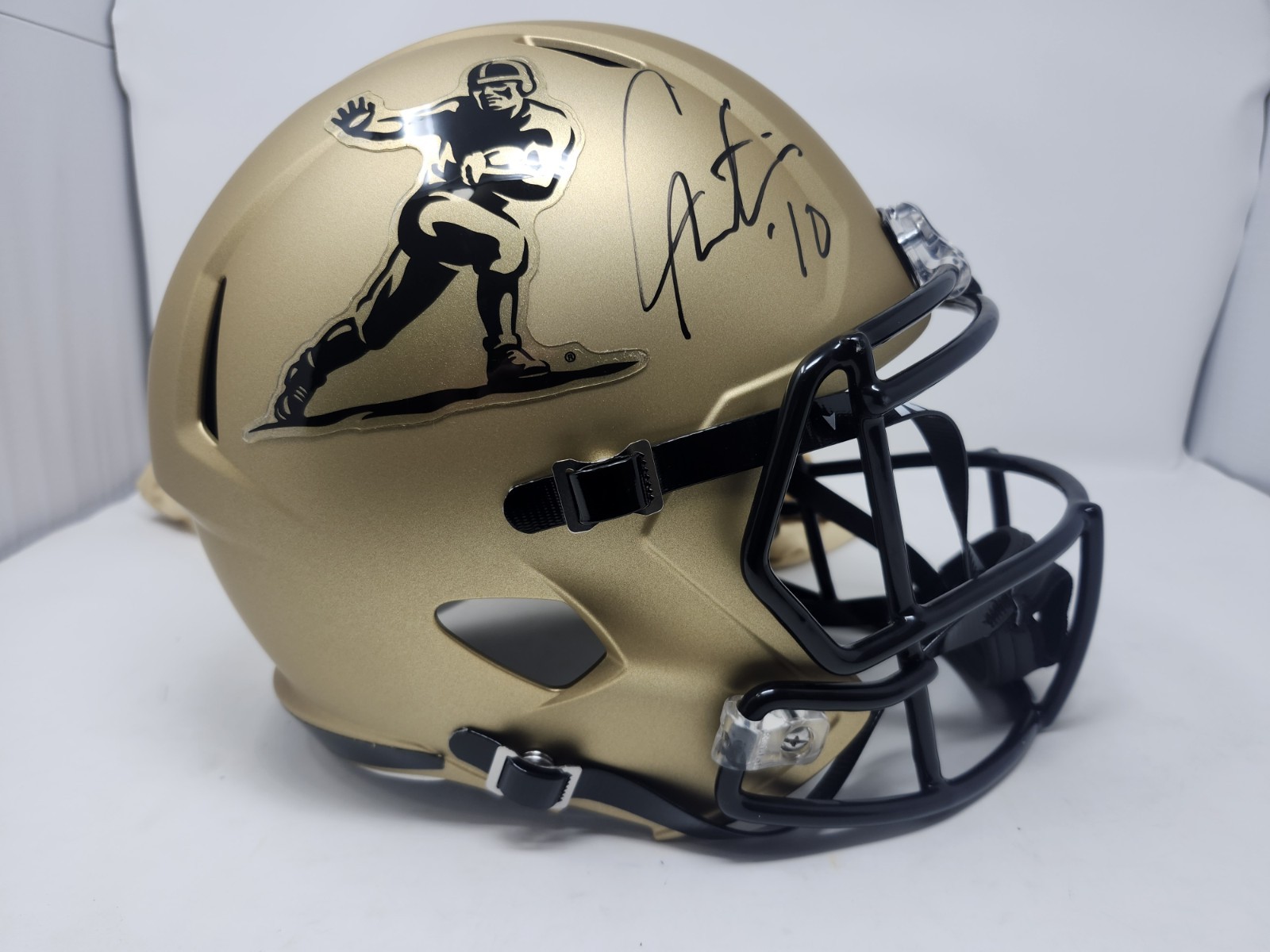 Cam Newton Autographed Signed Carolina Panthers Heisman Full Size Replica Helmet Radtke Authenticated 