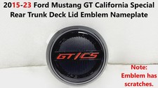 2015-23 Ford Mustang Gt California Special Rear Trunk Deck Lid Emblem Nameplate 2015-23 Ford Mustang Gt California Special Rear Trunk Deck Lid Emblem Nameplate