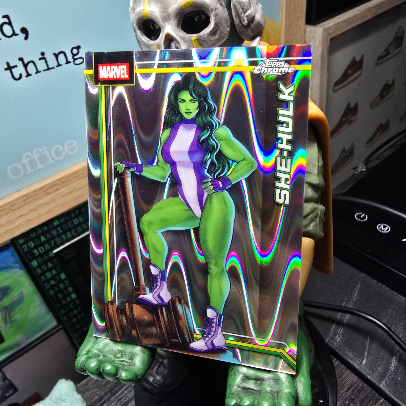 2026 Topps Chrome Marvel She-Hulk #151 Raywave Parallel