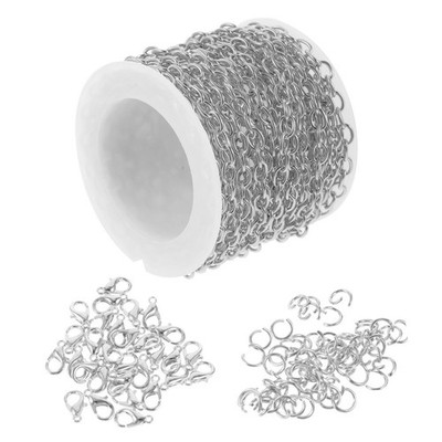 Karabinerverschluss Schmuckkette Schmuckketten Armband -Making -Kit