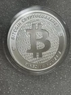 Bitcoin 1 Troy Oz .999 Fine Silver Round In Capsule