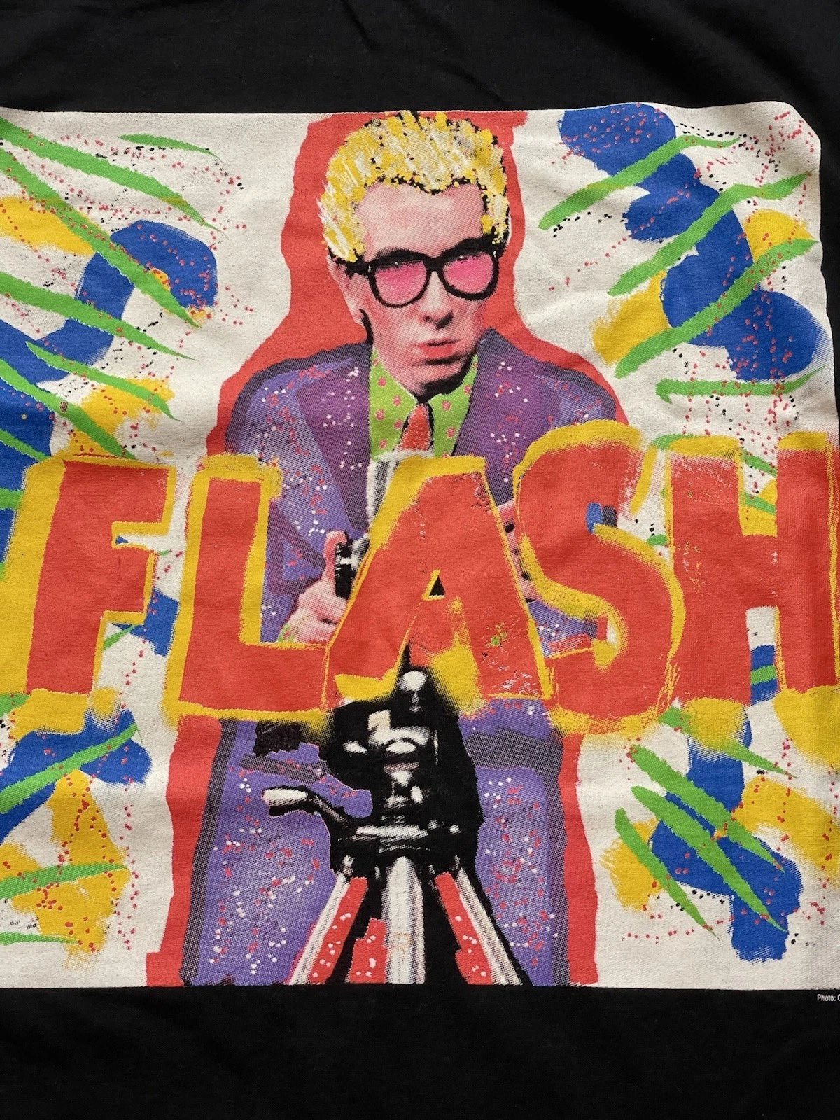 Elvis Costello & The Imposters Flash 2019-2020 Band Graphic T Shirt Size L