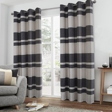 Black White Plaid Curtains Farmhouse Window Curtains Highland Woolen Look Gro...