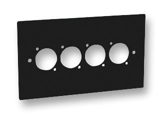 DOPPELGANG 4 X XLR WANDPLATTE 84511-20 (PENN ELCOM) Stck X 1