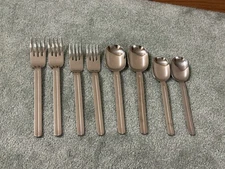 Retroneu INFINITE Stainless Dinner Salad Forks Teaspoons + 18/8 Korea Flatware