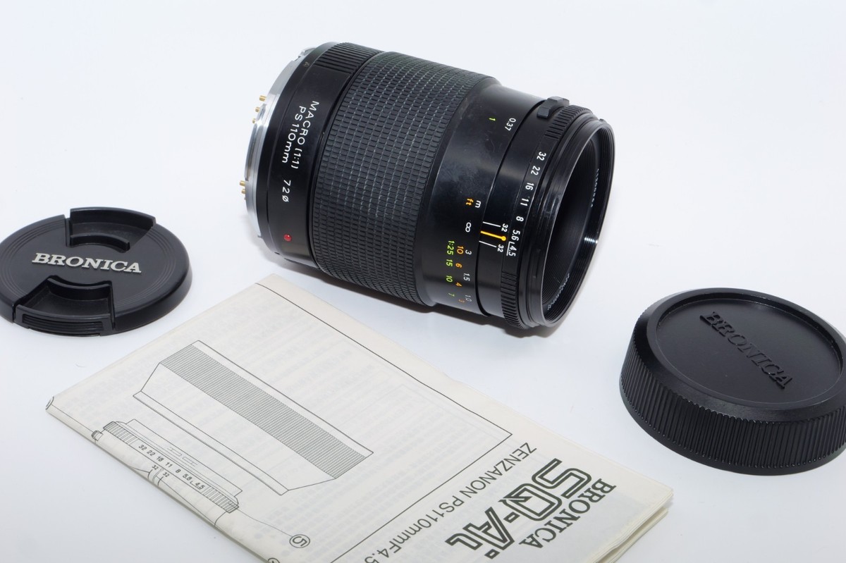 Bronica SQ Zenzanon PS 110mm f4 1:1 MACRO Lens for SQ-Ai, SQ-A