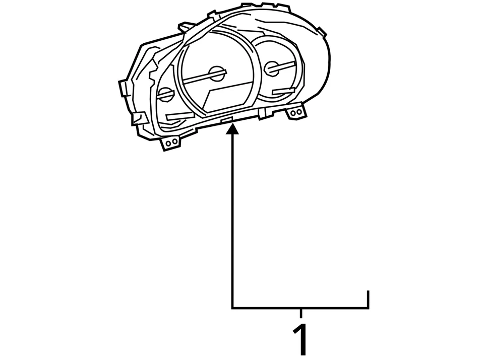 Cuadro de instrumentos velocímetro Toyota Yaris 2015-2017 83800-0u090 MV162 Foto 4 de 4