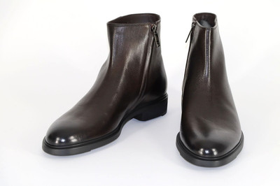 HUGO BOSS Boots, Mod. Firstclass_Zipb_grwm, Gr. 42 / UK 8 / US 9, Made in Italy