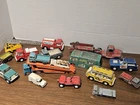 Lot Of Vintage Metal Tin Vehicles Tootsies, Matchbox Cars Trucks