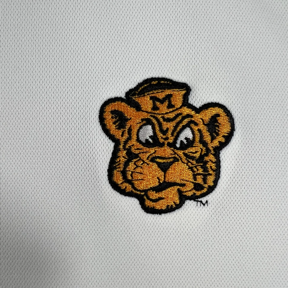 Missouri Tigers Mizzou Polo Shirt Mens 3XL Short Sleeve White Nike Old Sailor - Image 3 of 4