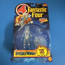 Toy Biz Fantastic Four “Invisible Woman” Clear Figure Marvel Comics 1995