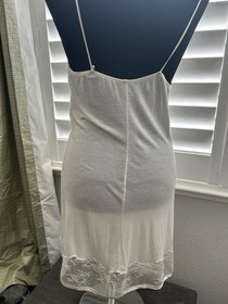 La Perla Sleepwear US Sz M Cream Negligee Baby Doll Slip EUC
