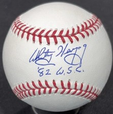 Whitey Herzog Autographed Signed OMLB Insc '82 WSC Cardinals PSA