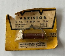 VINTAGE VARISTOR FS811 - 10 MA @ 680 TO 700 VOLT - NOS