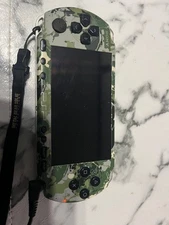 SONY PSP-3000 Metal Gear Solid Peace Walker Edition Camo Tested Working