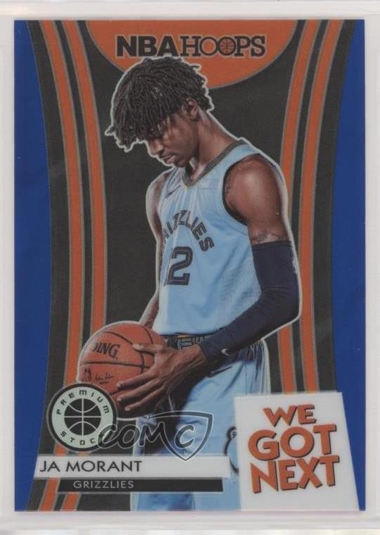 2019-20 Panini NBA Hoops Premium Stock We Got Next Blue Ja Morant Rookie RC 07sf