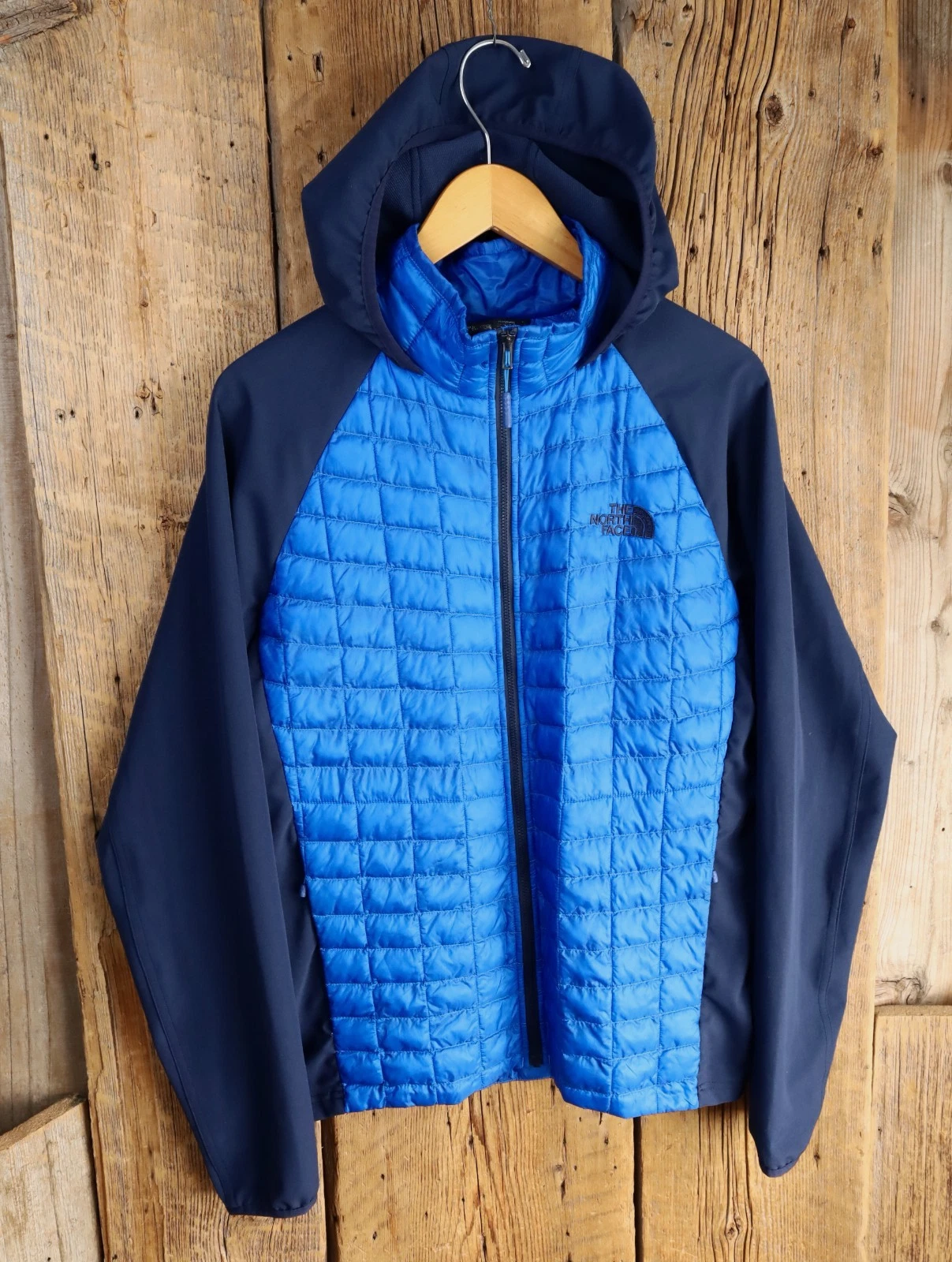 Vintage North Face Quilted Hoodie Jacket Size Small