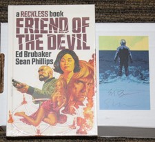Reckless Friend of the Devil HC w Signed Bookplate - Brubaker & Phillips SEALED