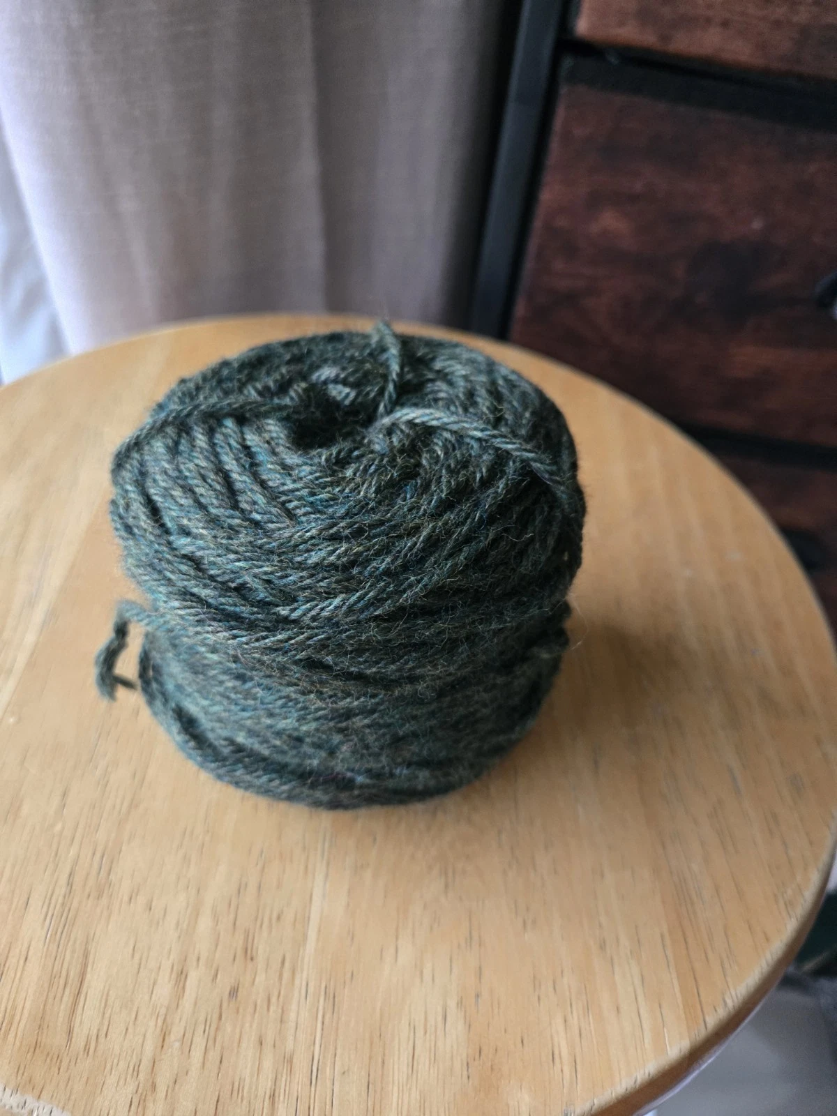 Berroco Vintage Chunky Yarn forest green wool/nylon/acrylic mix 91g image 3
