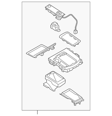 Genuine Mazda Automatic Transmission Shift Cover Plate KGC3-64-340